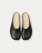 Black Tabi Mules Gion from above